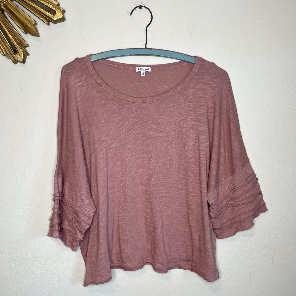 Splendid Ruffle Sleeve Top - Picture 4 of 11